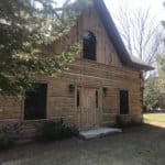 collingwood stain log home
