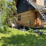 log cabin restoration