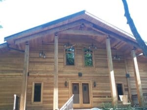 port severn ontario log home restoration