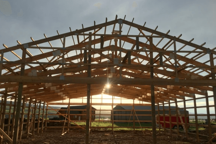 log barn