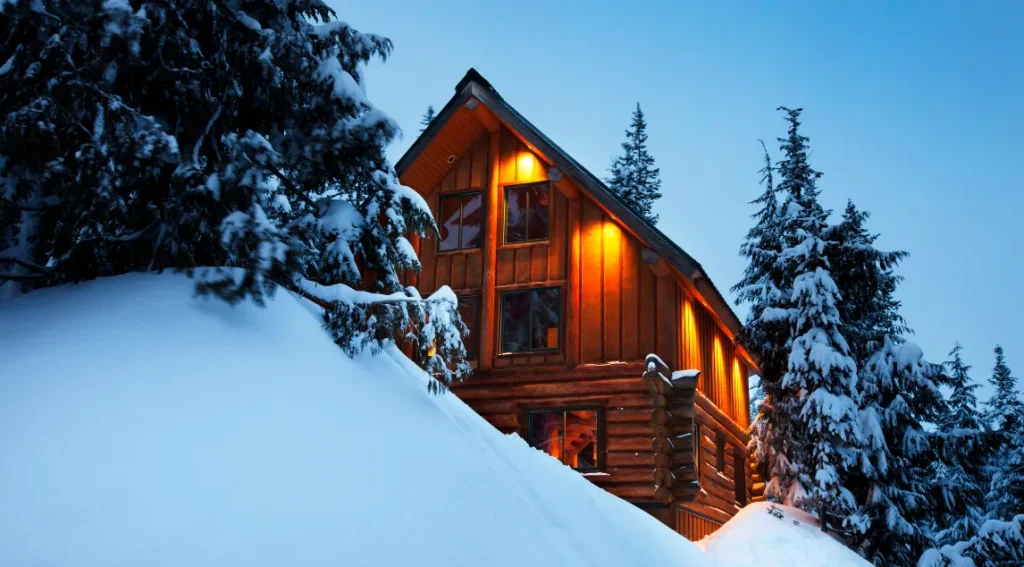 Winterizing a Log Home