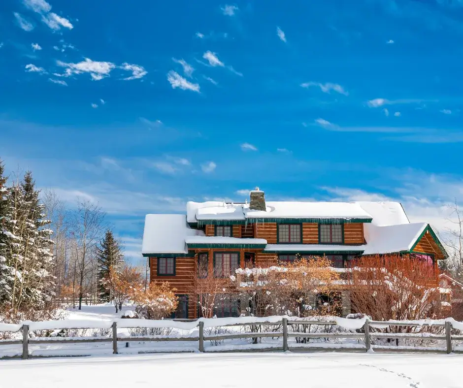 Log Homes Damaged by Snow and Ice