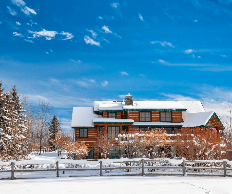 log home cracking